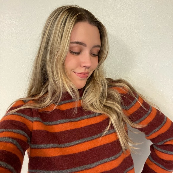 J. Crew Sweaters - J. Crew Multicolored Wool Striped Sweater
